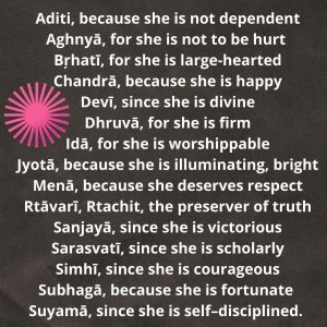 Women's Power in Vedas on women's day