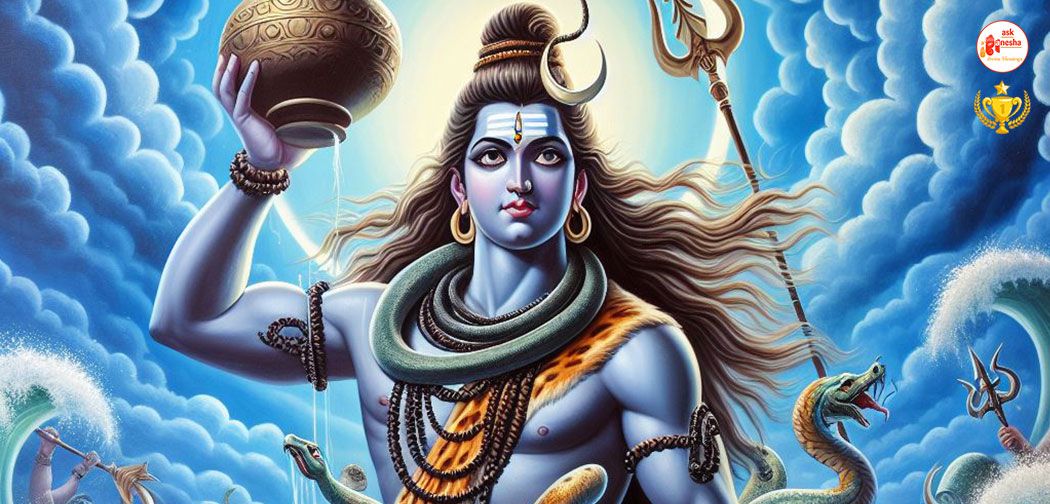 What caused Lord Shiva to take Poison