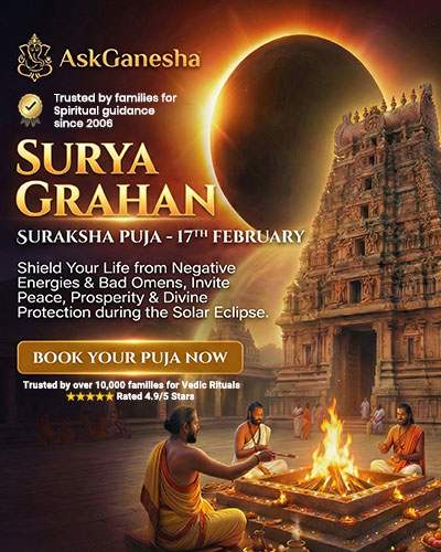 Surya grahan puja