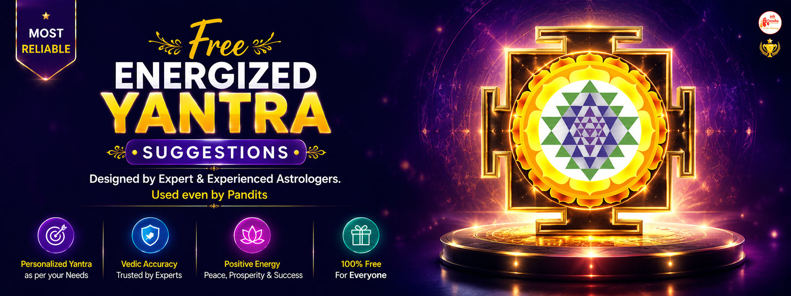 Free Energized Yantra Suggestions