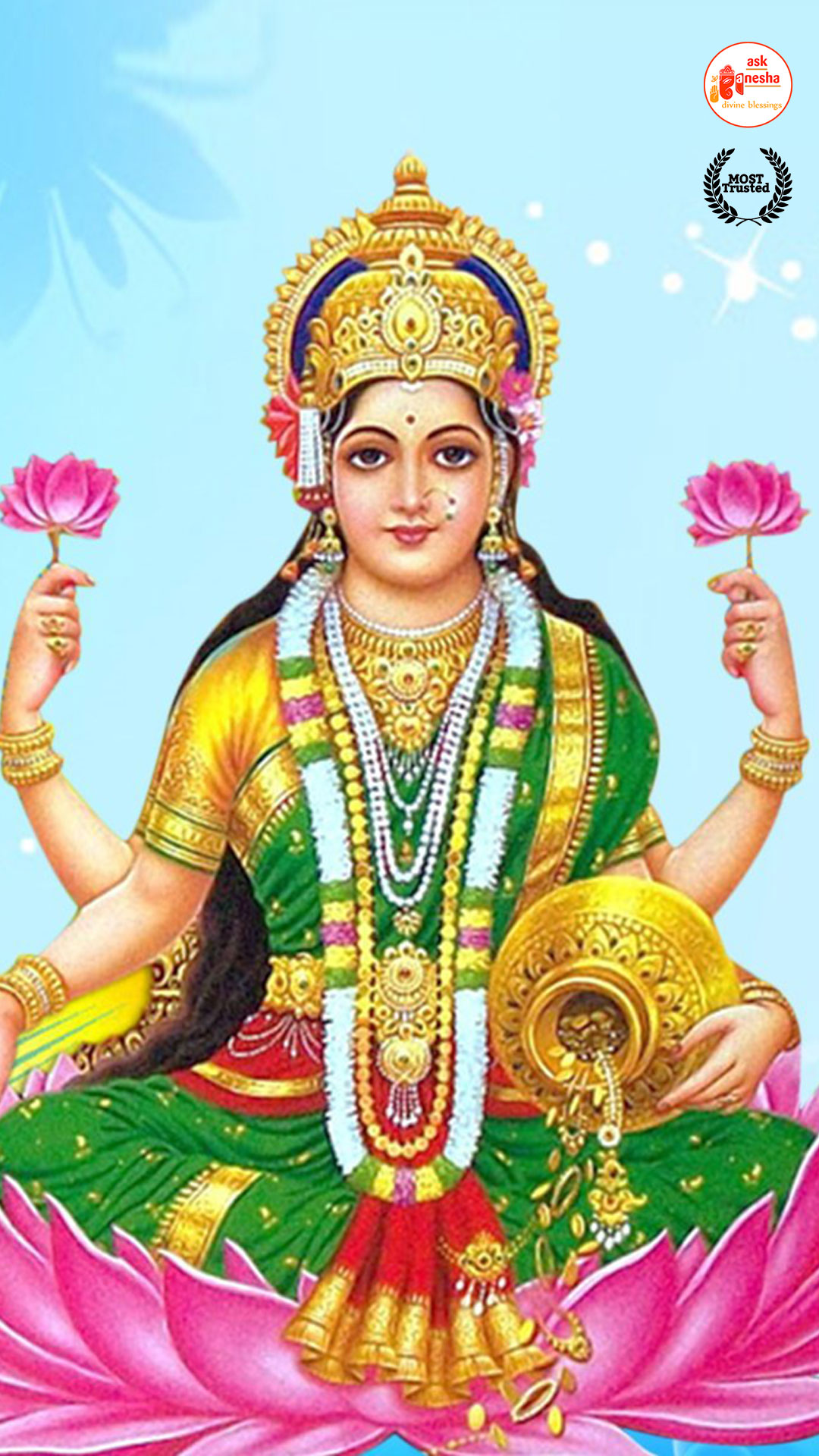 Lakshmi Wallpapers [HD] | Download Free Images on Askganesha