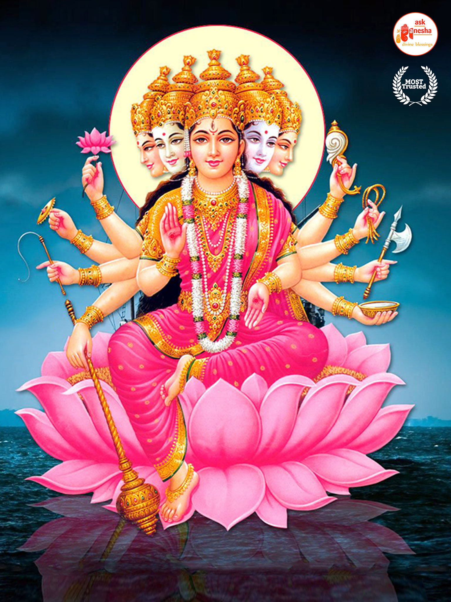 Maa Gayatri Wallpapers [HD] | Download Free Images on Askganesha
