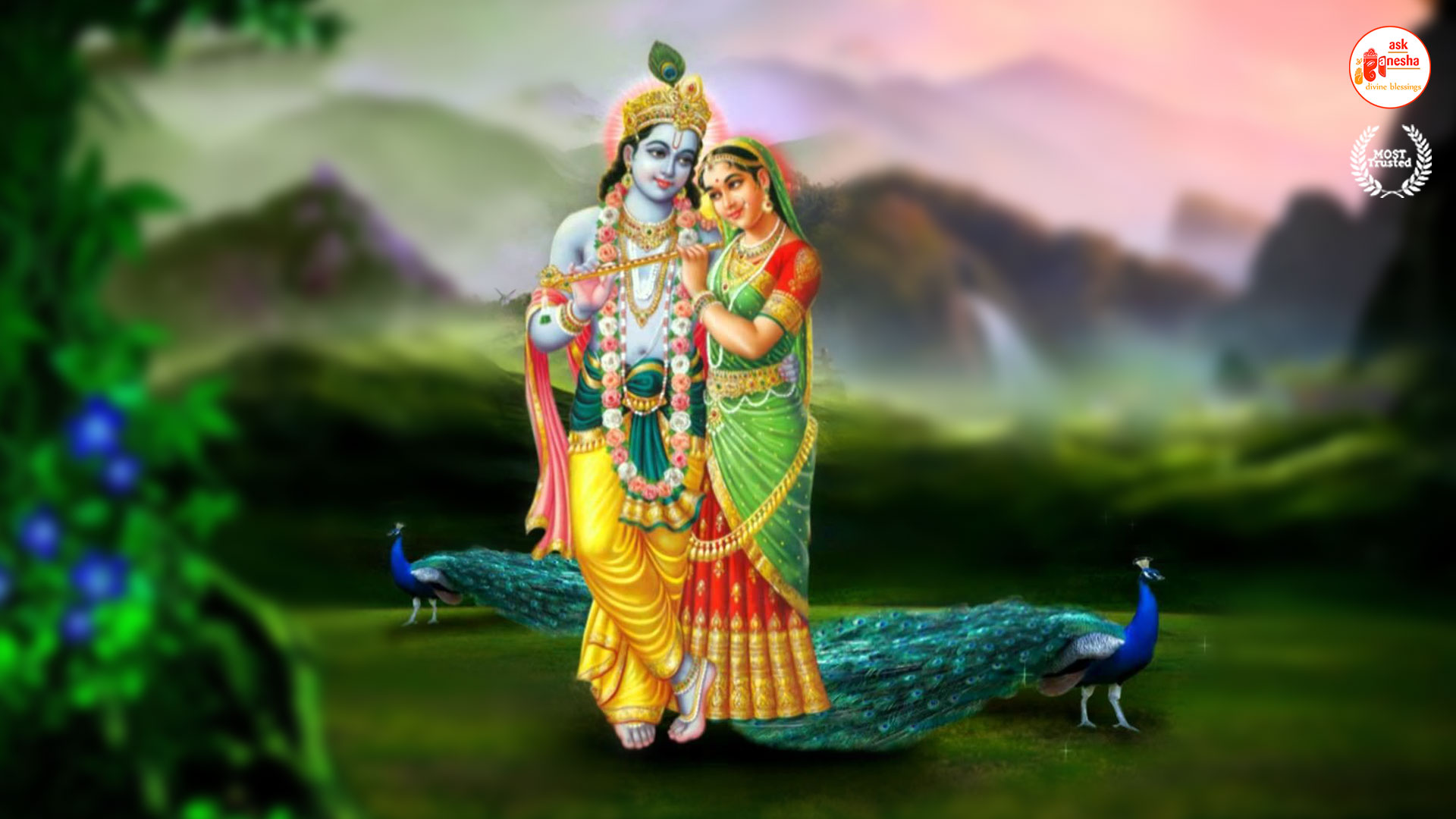 Radha Krishna Wallpapers [HD] | Download Free Images on Askganesha
