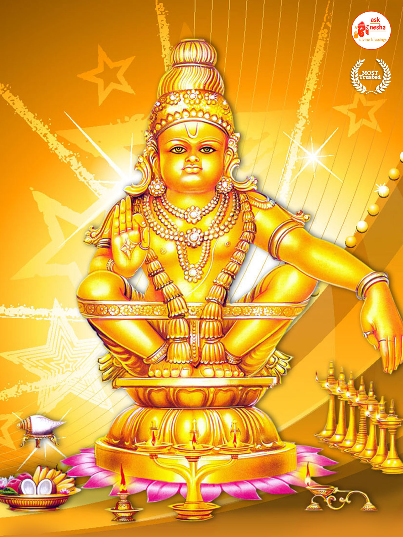 Lord Ayyappa Wallpapers [HD] | Download Free Images on Askganesha